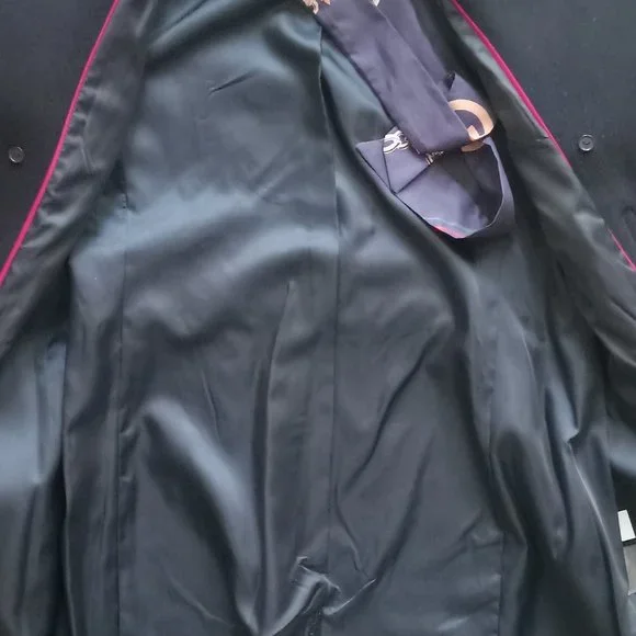 NWT VINCE CAMUTO WOOL BLEND DOUBLE BREASTED TRENCH COAT - Picture 8 of 9